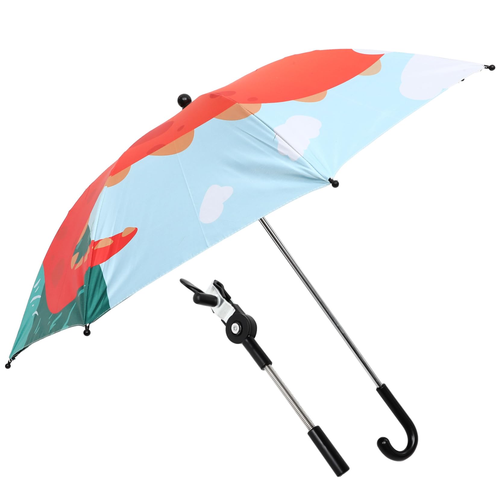 BESTonZON 3sätze Verstellbare Uv-schutz-strand Und Kinderwagen- Große -up-parasol Für Outdoor-aktivitäten Leicht Und Langlebig
