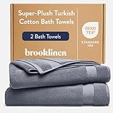 Brooklinen Super-Plush Bath Towels (Slate)