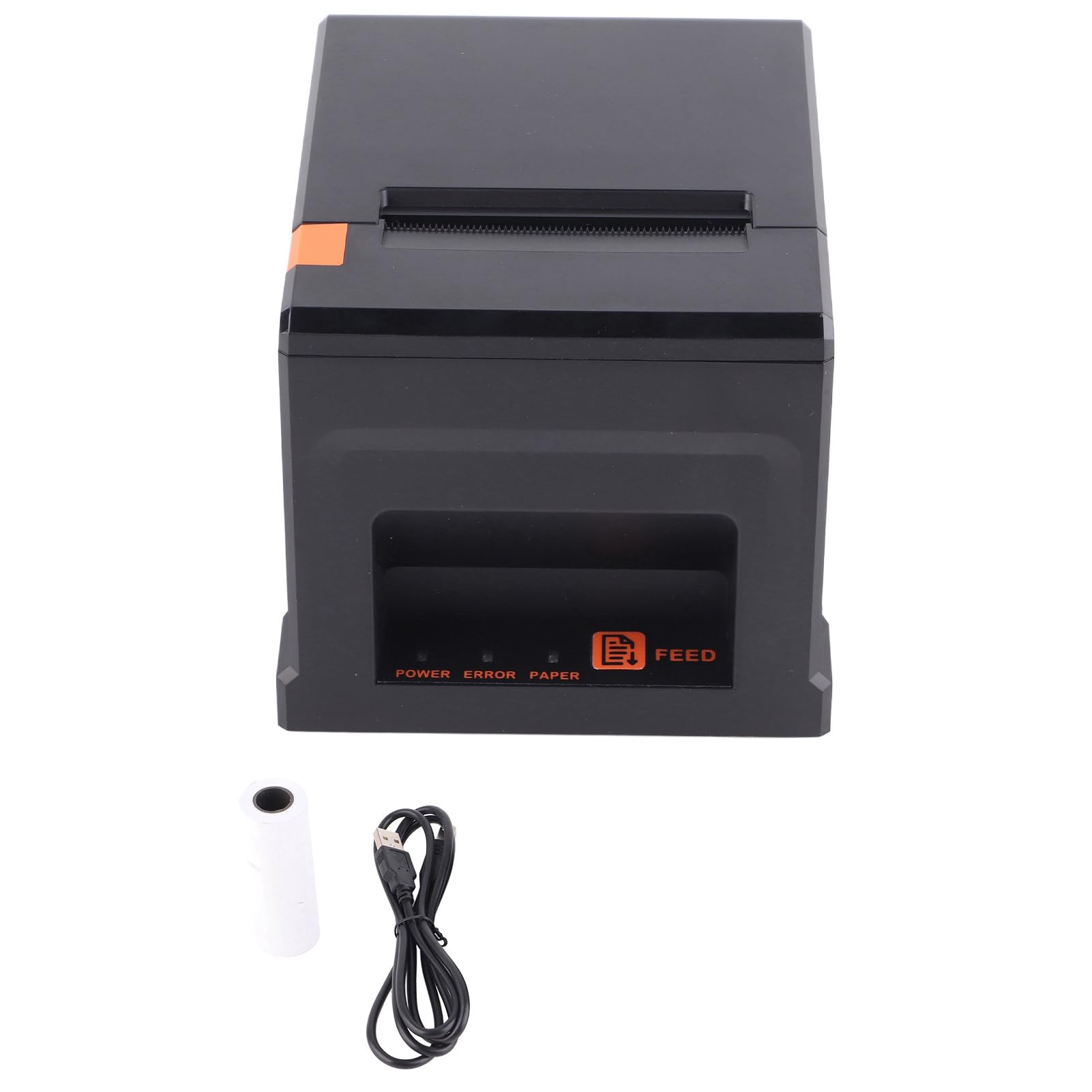 Jectse Stampante per Ricevute Stampante Termica Ad Alta velocità a Basso Rumore da 100-240 V Stampante Termica per Raccolta IP Automatica da 80 Mm per di Ristorazione (Spina