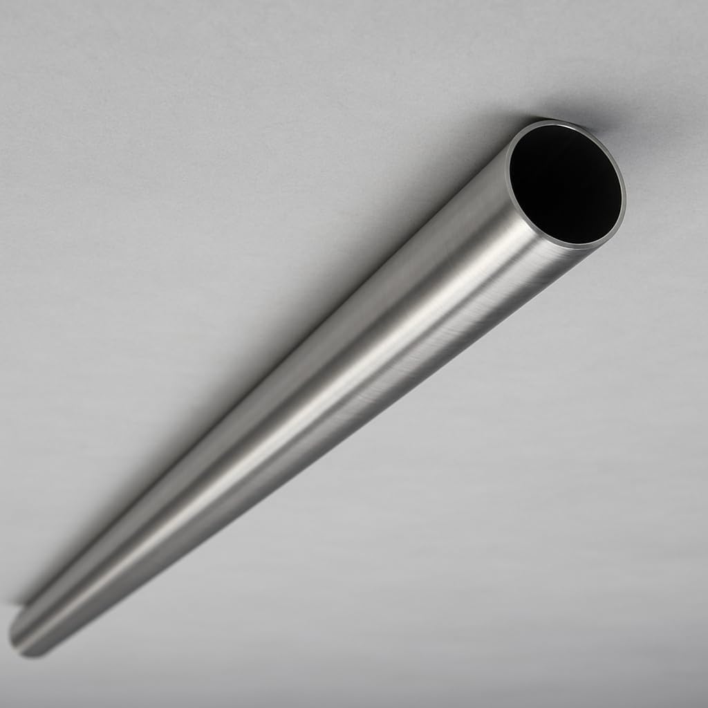 Tubo de acero inoxidable V2A 1.4301 63,5 mm x 1000 mm 6,35 cm escape