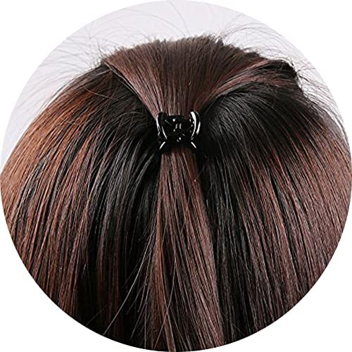 BHARATGAURAV Hair Accessories Small Butterfly Hair Claw Clips for Women & Girls | Black Mini Hair Clutchers Strong Grip Stylish Everyday Hair Accessories | Set of 32 2