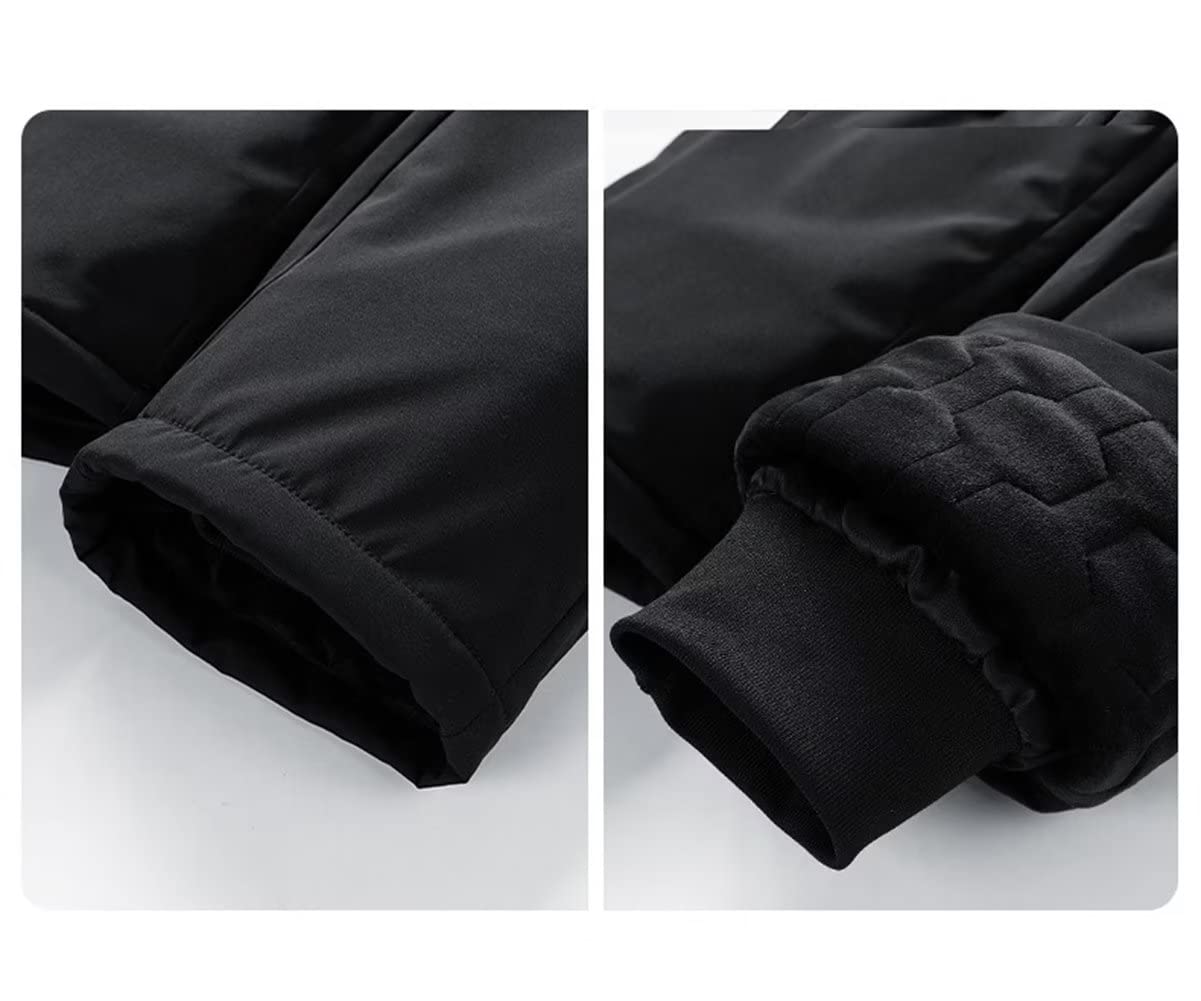 Pantalon Polaire pour Hommes Joggers Hiver Thermique Pantalon Chaud Pantalon de survêtement Bas de Jogging pour la Course Fitness Workout Casual