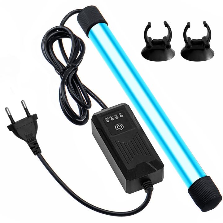 Esterilizador de luz UV para acuario, 13 W, 220 V, para acuarios y piscinas