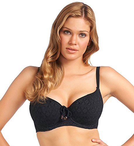 Haut de bikini Freya Spirit en noir avec armatures, l'élégance balnéaire haut de gamme