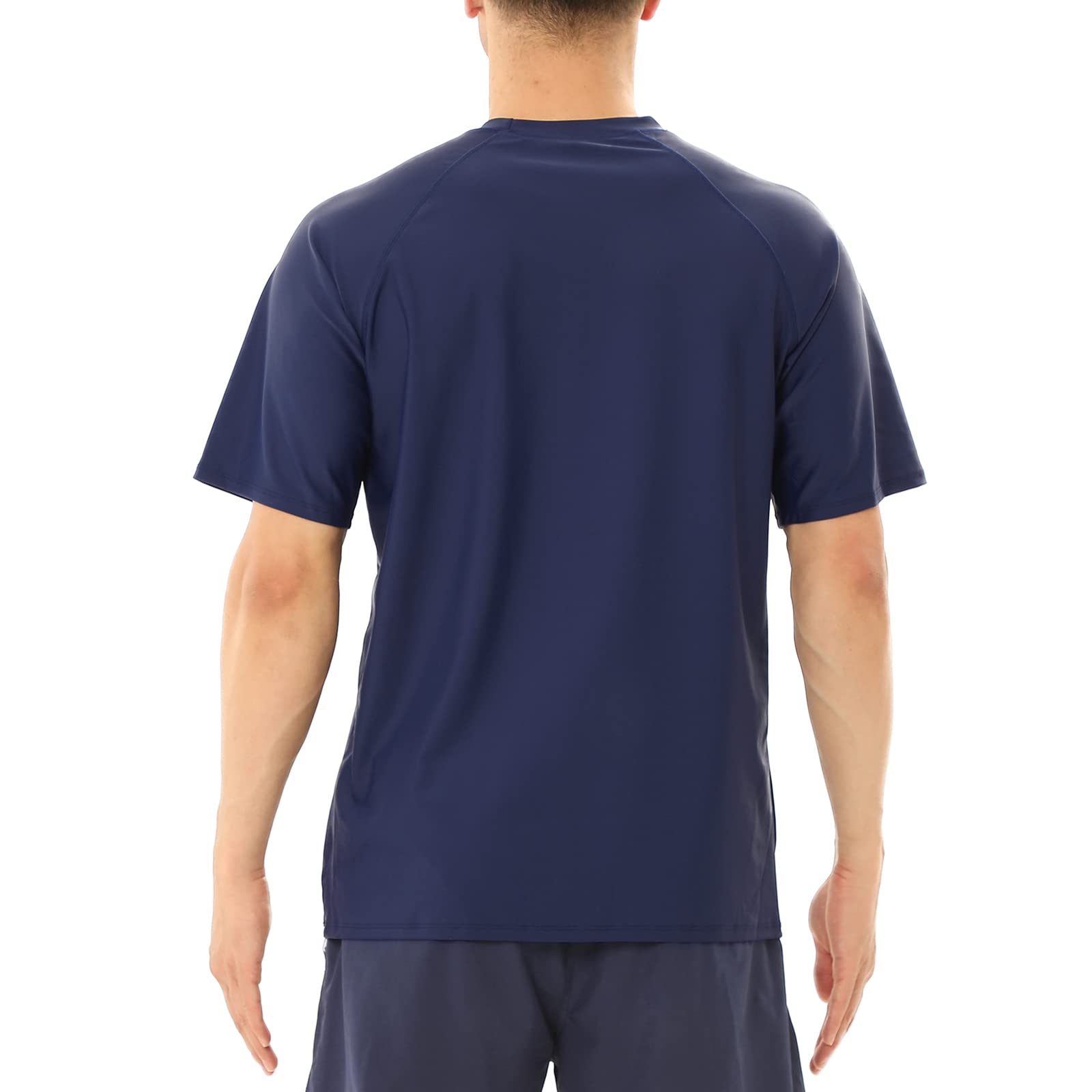 MASOCIO Camiseta Proteccion Solar Hombre Manga Corta UPF 50＋Anti UV Transpirable Secado Rápido para Surf Natacion Running