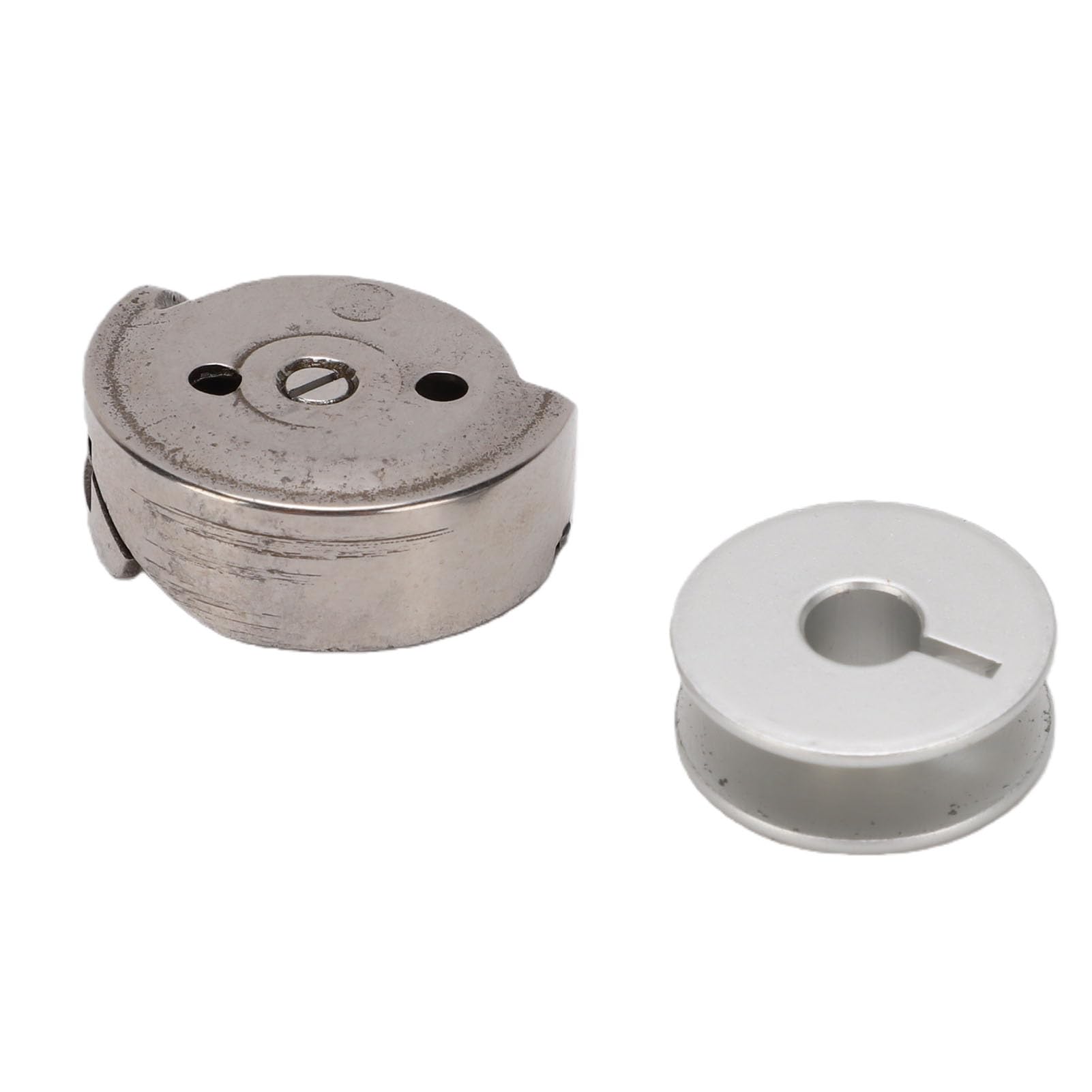 Bobina per Cucire e Gancio Navetta, Ricambio per Macchina da | Acciaio Inox e Lega di Alluminio, Ricambio 81952 82552, Esterno lucido.