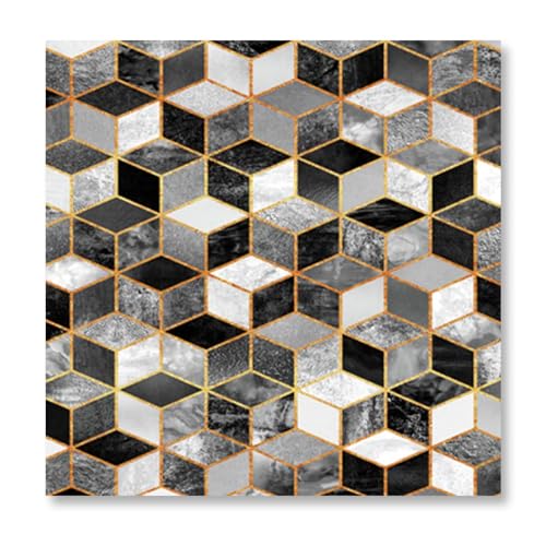 アートパネル 幾何学模様 W40cm H40cm アートフレーム 絵画 キャンバス 額付き ウォールアート ポップアート モダンアート 壁掛け インテリア 装飾 [1]