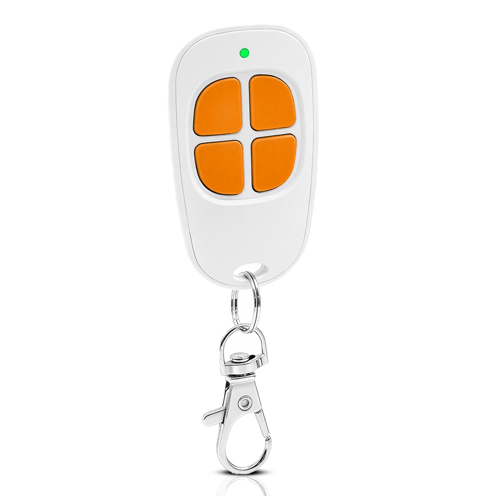 Lot de 1 AAM0094 Télécommande SCS Sentinel, 433.92MHz Télécommande Portail Garage, Compatible SCS Motorisation Portail et Porte de Garage, 4 Canaux (Orange) (1PCS)