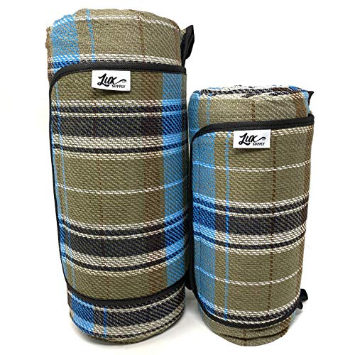 image for Lux Supply Co. Beach Blanket Sand Proof, Water Proof Picnic Blanket. L