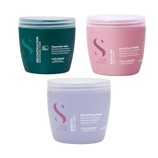 Kit Cronograma Capilar Alfaparf Semi Di Lino Anti Frizz Grande