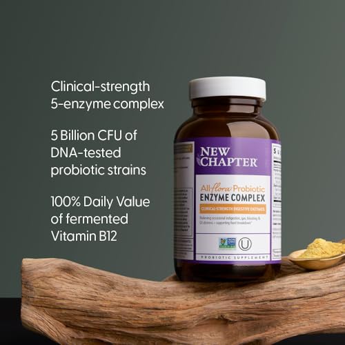 New Chapter All-Flora Enzyme Complex with Probiotics, 90 Count - image 4