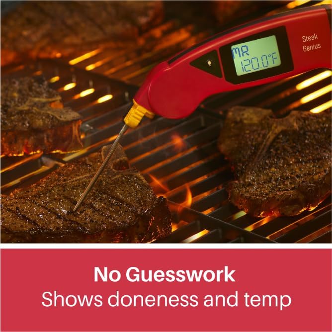 Miniatura 4 de Cooper-Atkins 94100-01 Steak Genius Termopar Plegable, Tipo K