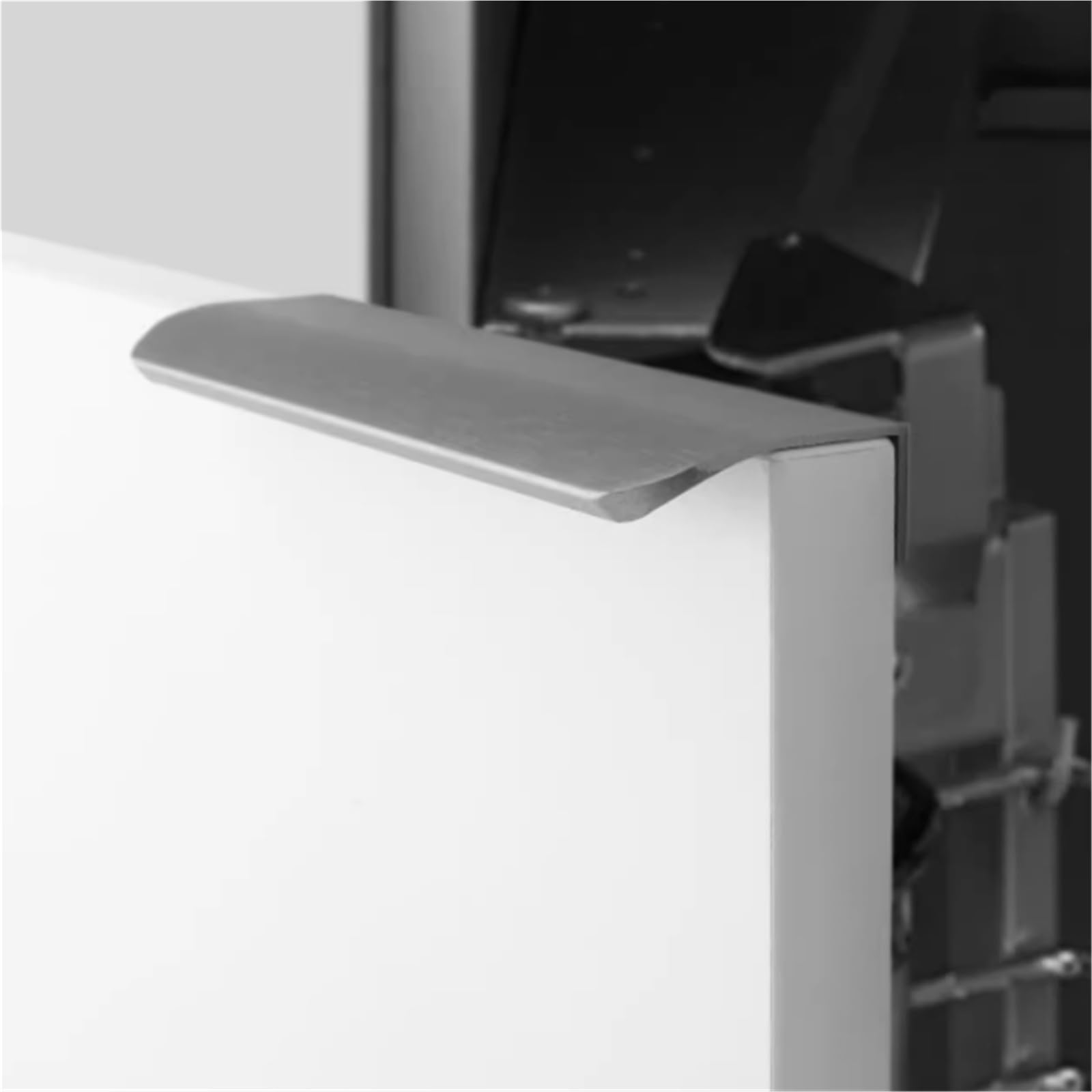 Juego de 2 tiradores para cajones de cocina, color negro, dorado, gris y blanco, aleación de 1500 mm de longitud, diseño moderno para una fácil instalación y actualización