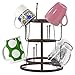 MyGift® Vintage Rustic Brown Iron Mug/Cup/Glass Bottle Organizer Tree Drying Rack Stand