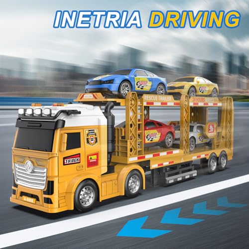 Carrier Truck Race Car Toys - image 8