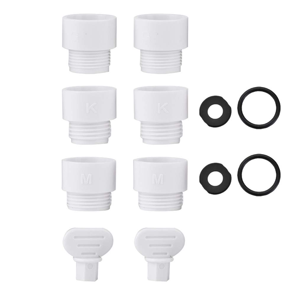 Adattatore Doccia Giapponese Connettore KMG Filettatura G1/2 Pollici, Materiale ABS, Temperatura di Lavoro 0-100 ℃, Accessori Perfetti per la Doccia del Bagno