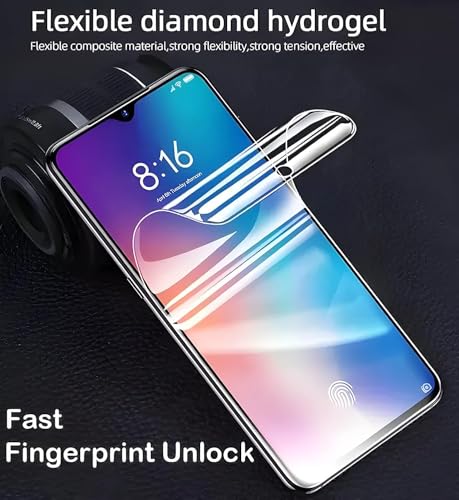 Image of Techsage Front Screen Protector Unbreakable Membrane Scratch Guard Transparent Protective Compatible with Vivo X90 / X90 Pro