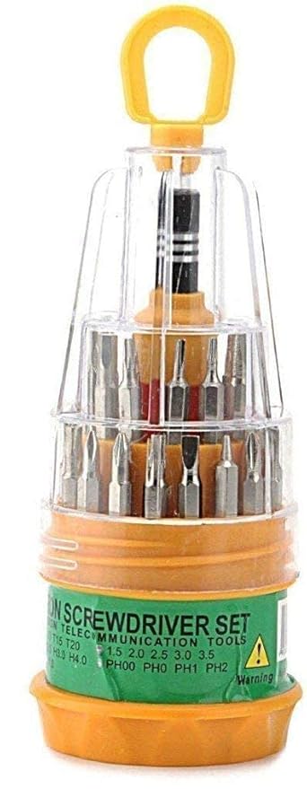 32 In 1 Screw Driver Toolkit - Multi function Universal Magnetic Screwdriver Toolkit For Laptops And Mobiles, Screwdriver Tool Set Tool Kit for Mobile, Laptop Repairing & Repair Tool Kit