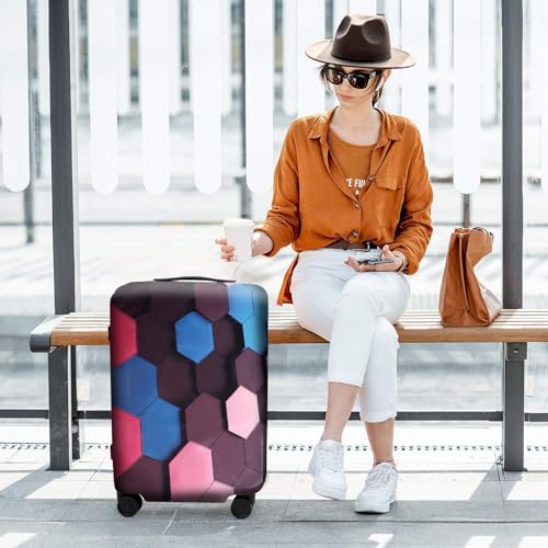 Housse de protection pour valise TSA multicolore taille L H941