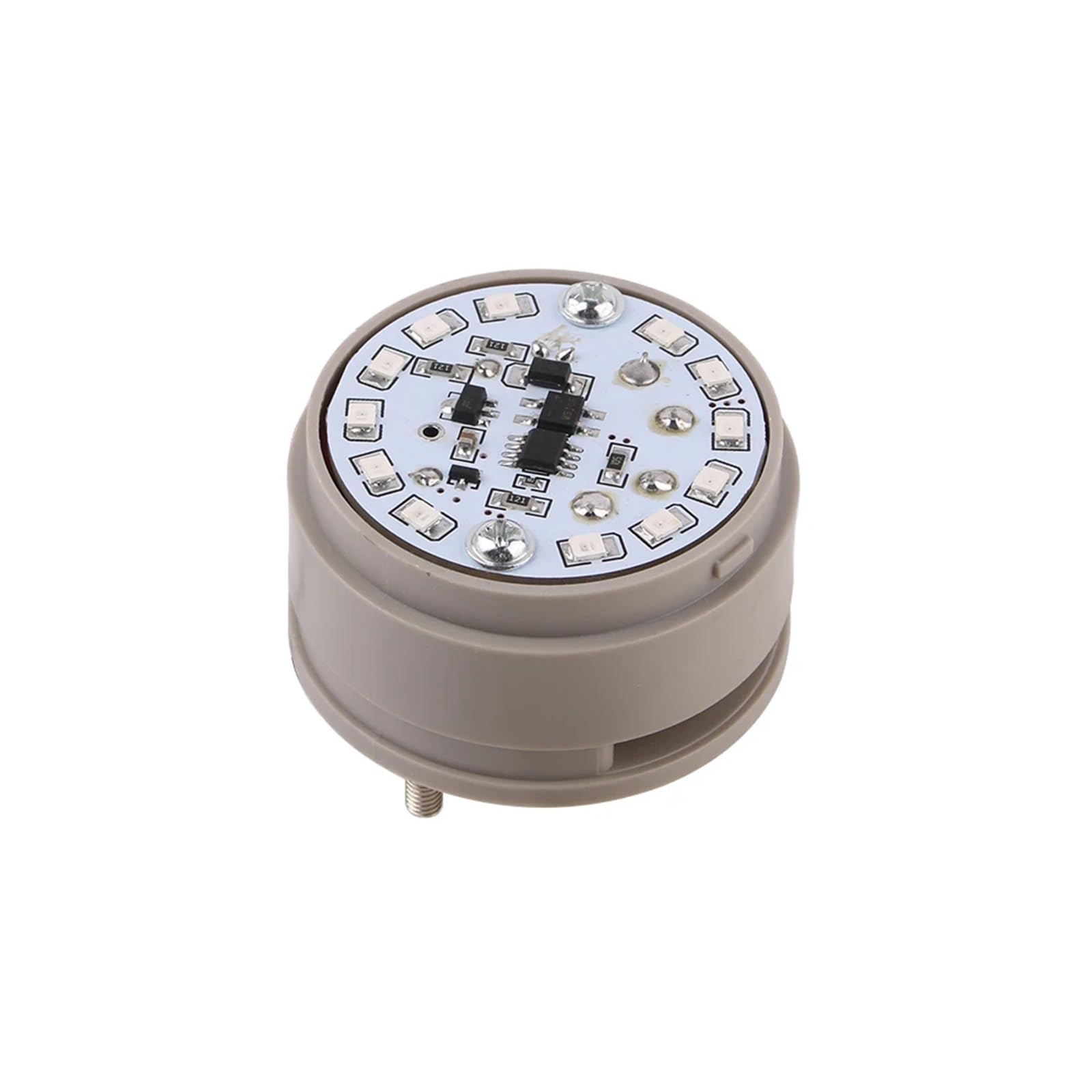 D-5002T Luz de advertencia de señal pequeña Indicador LED Alarma de seguridad Luz intermitente CC 12 V 24 V CA 110 V 220 V(Yellow no sound,DC12V)