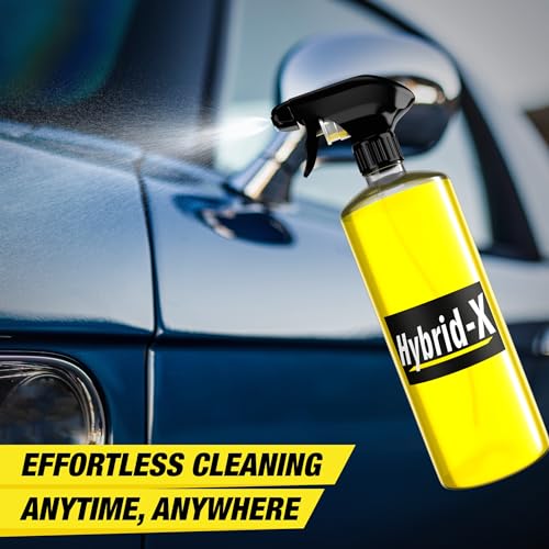 Image of Wavex Hybrid-X Waterless Car Wash, Spray Wax, Rinse Aid and Quick Detailer Concentrate(5L) Car Cleaning Spray | Dilutes 20 Times with Water