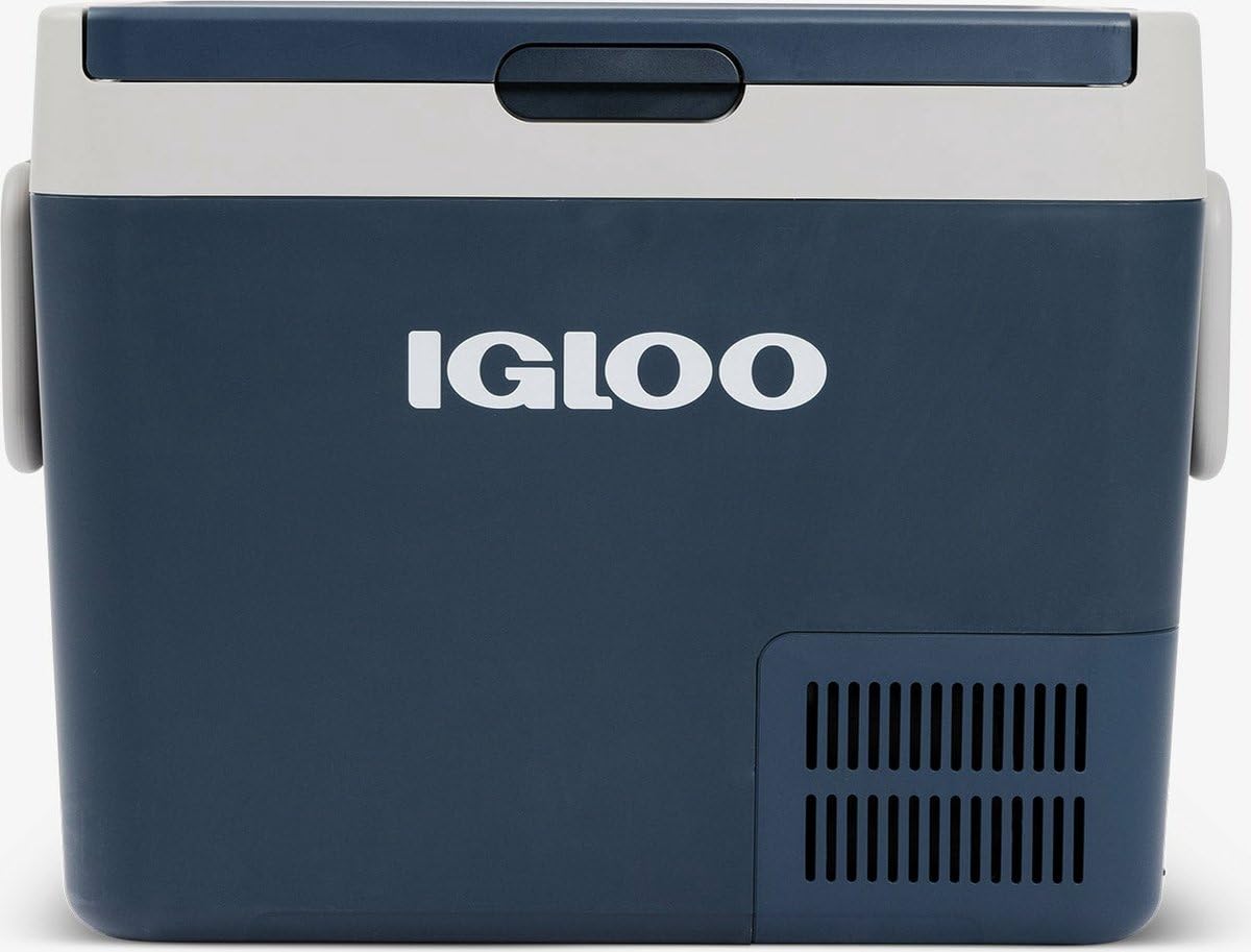 Igloo ICF40 - Tragbare Kompressor Kühlbox 39L - 12/24V 230V - Elektrische Kühlbox -18 °C bis 20 °C - Mini Kühlschrank, Gefrierbox für Camping, Auto