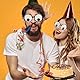 DASHUAIGE 3 Stück Lustige Brillen mit Wackelaugen, Schüttel-Augen-Partybrillen für Foto-Requisiten, Kostümzubehör, Cosplay und Erwachsene Kinder-Party