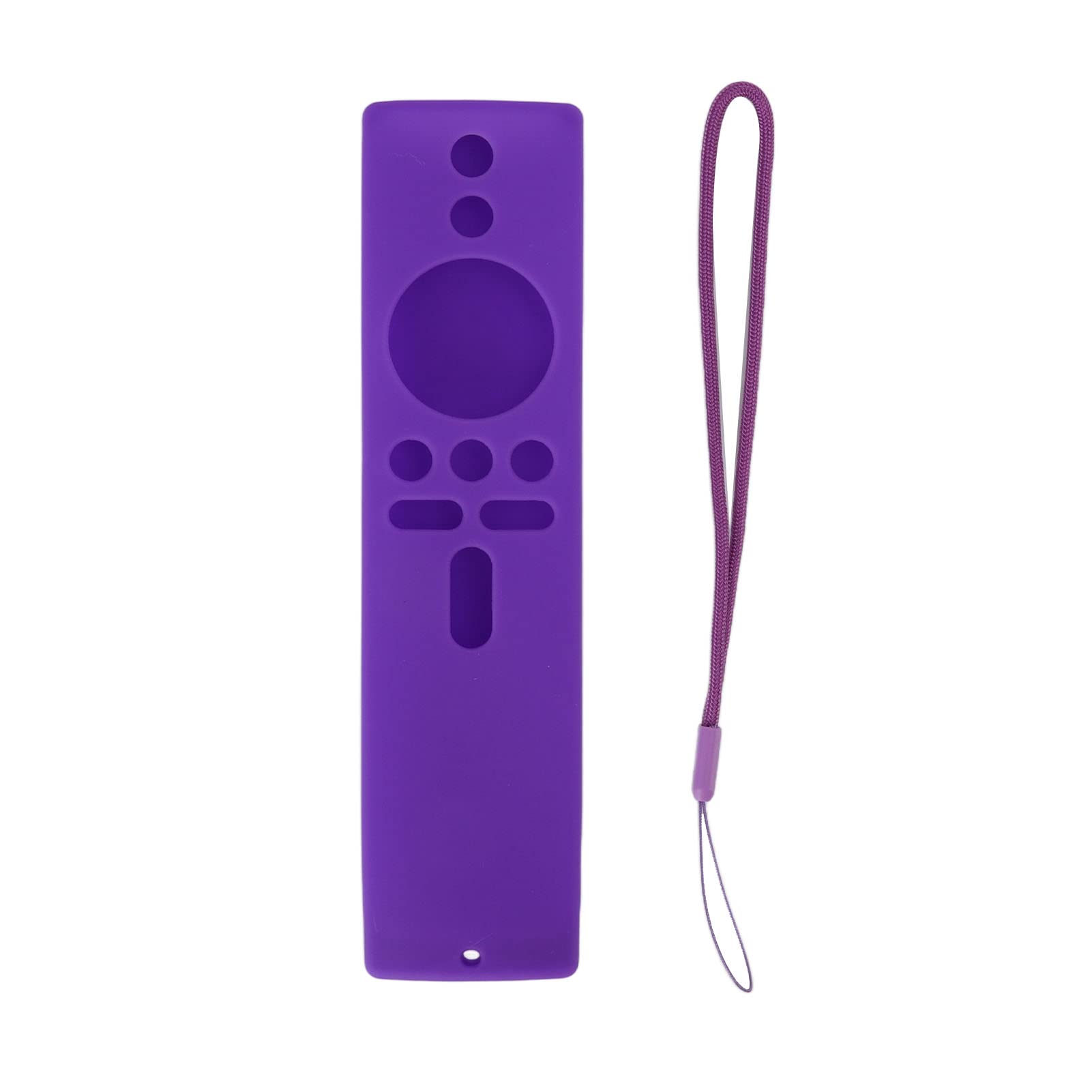 Custodia Protettiva per Telecomando Antiscivolo Custodia in Silicone Mi Box S 4K Mi TV Stick Resistente Antiurto Facile da Installare per la Famiglia (Set viola)