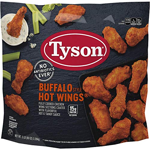 Evaxo Tyson Buffalo Style Hot Wings (5 lbs.)