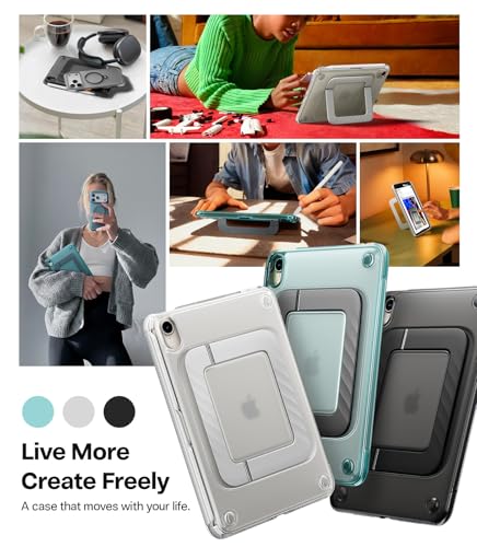 TORRAS Ostand K3 Neo for iPad mini 7 (A17 Pro)/ 6 Case with Stand, White - image 5