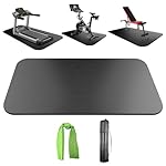 Bike Mat,Treadmill Mat,Compatible for Elliptical,Exercise Bikes, Stationary Cycles,Spin Bike,Under Exercise Bike Trainer Pad for Indoor Stationary Gym Fitness Equipment Hardwood Floor Protector