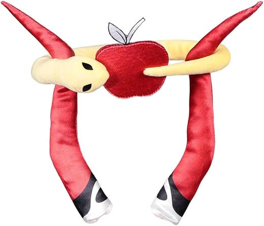 Men Hazbin Lucifer Costume Accessories Horns Hat Cosplay Lucifer Costume Devil Horns Prop for Adult