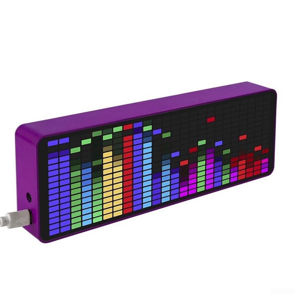 Amazon.co.jp: LED音楽スペクトラムインジケーター、12モード