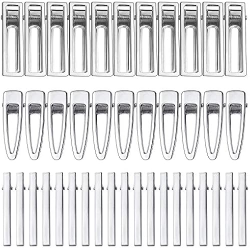 60PCS Hair Clips for Silicone Resin Molds, DIY Hair Bow Clips Pearl Hairpin Hair Accessories for Girls and Women (Silver)