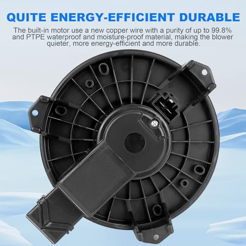 Image of 700203 HVAC Blower Motor Assembly Compatible with Ford for Edge for Fusion for Jeep for Compass for Patriot for Lincoln for MKX for MKZ for Mazda for CX-9