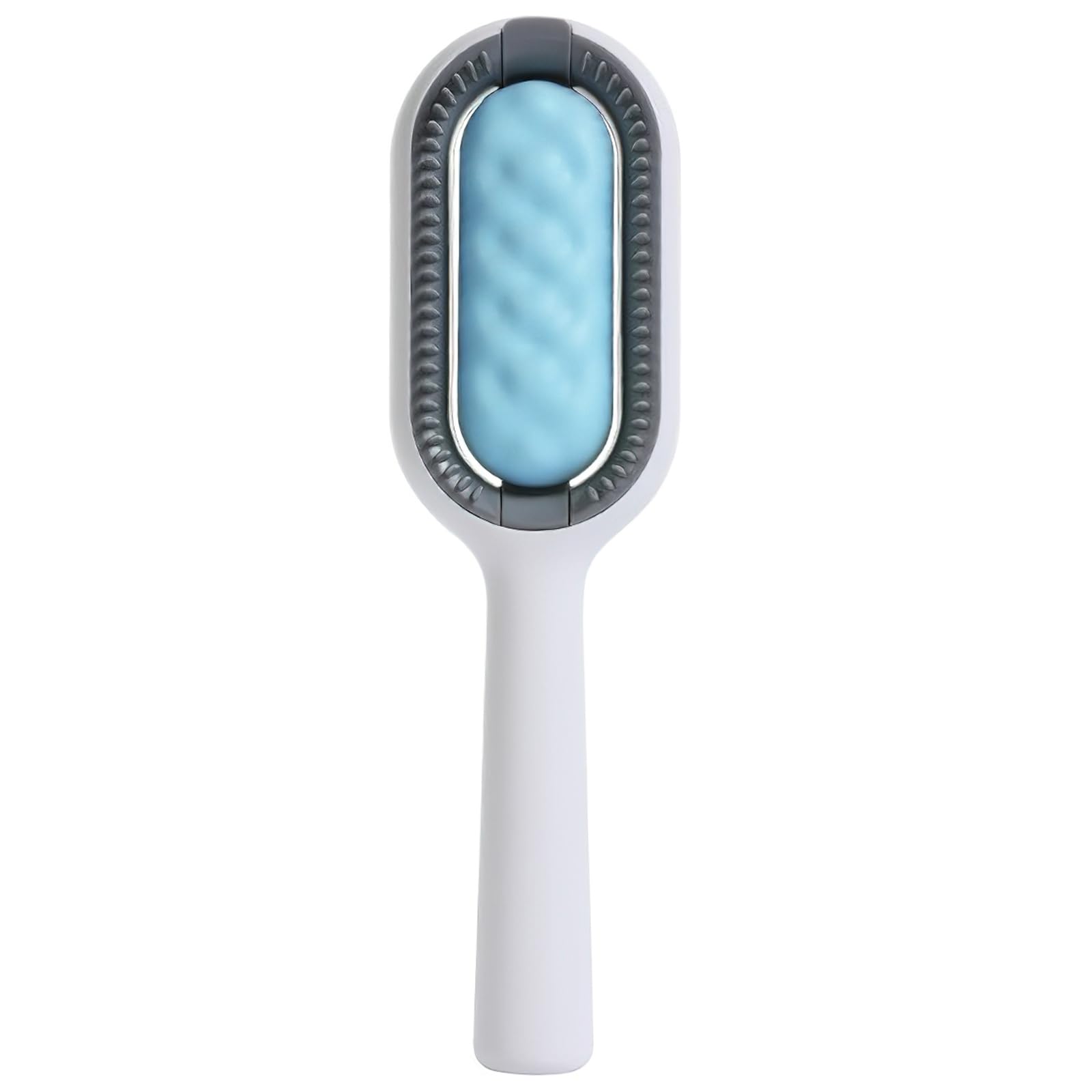 Cepillo de Limpieza de Pelo de Mascotas, ZoneYan Autolimpiante Peine con Tanque de Agua, Removedor de Nudos , Cepillo para Limpieza y Aseo de Mascotas (Azul)
