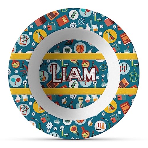 Personalized Rocket Science Plastic Bowl - Microwave Safe - Composite Polymer