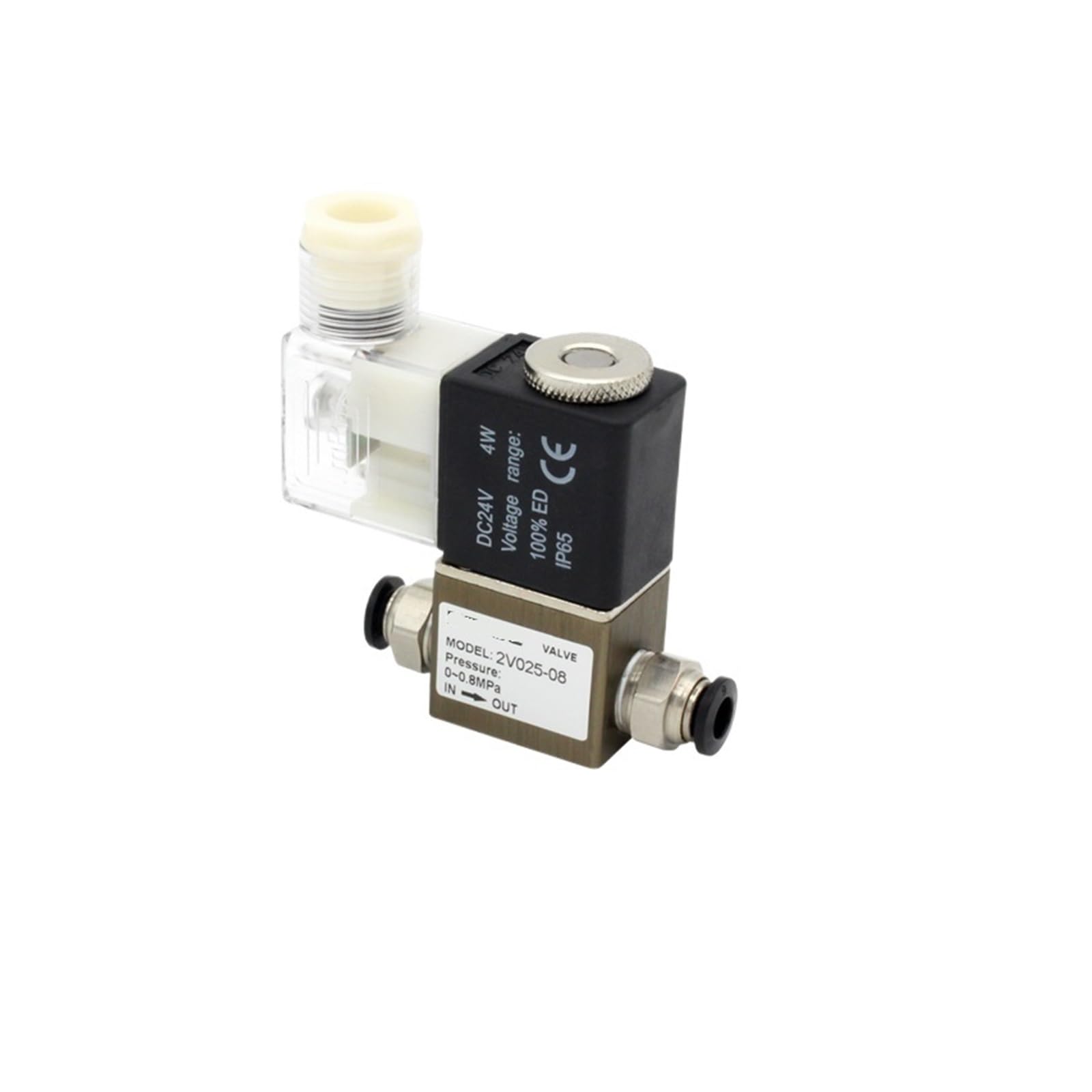 Électrovanne pneumatique 2V025-08 anti-perte de pression 1/4" BSP AC110V