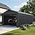 MFSTUDIO Carport 12x20 ft, Outdoor Heavy Duty Carports with Sidewalls, Metal Car Port Shed Shelters Garage Shelter Shade Car Ports with Galvanized Roof for 2 Cars, Truck and Boats ?