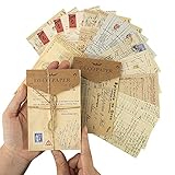 2 Set of Retro Ephemera Pack Kraft Paper, Vintage Paper for Decoupage, Scrapbooking and Gift...