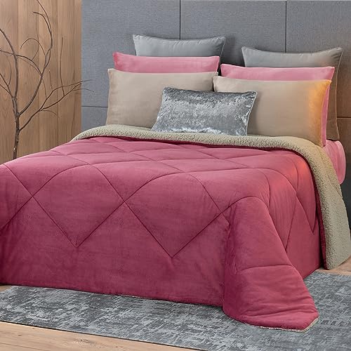 La mejor comparación de Cobertores aborregados , tabla con los diez mejores. 44 ESQUIMAL Edredón Invernal Reverso Borrega, Cobertor Extra Suave Calidad Premium (Coba, Matrimonial Jumbo)