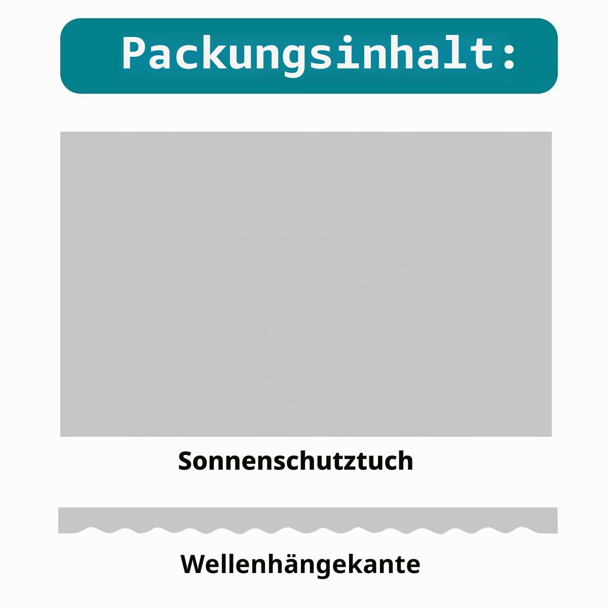 2.0m 2.5m 3.0m 3.6m 4m 5m Ersatzstoff für Terrassenmarkise, UV-Beständiger für Terrassen-Sonnenschirme Balkon Außenbereich Garten, Langlebige Markisen Ersatzstoff(Grau,400x200cm)