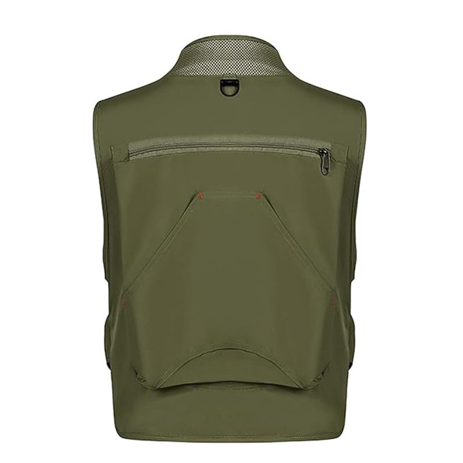 CLSQLXYJZC Chaleco Utilitario Moderno Para Exteriores, Chaleco De Pesca De Verano Para Hombre Malla Transpirable Multibolsillos Sin Mangas Con Cremallera, Chaqueta Informal Trabajo Camping Viaj