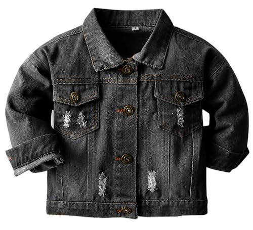 Image of Cromoncent Toddler Denim Jacket for Boys Girls