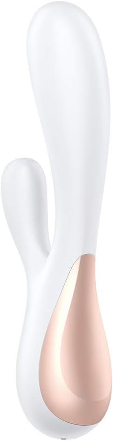 Satisfyer Mono Flex Connect App Vibrator Sex Toy | Adult Toys for Women | Rabbit Vibrator + APP | Vibrating Sexual Pleasure Device | Stimulation Vibrators | Woman Sextoy (White)