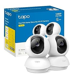Tapo C200P2 - Cámara IP WiFi 360° Cámara de Vigila...: 【FHD 1080P & Pan/Tilt 360°】 La cámara de seguridad WiFi captura cada detalle con alta definición 1080P. Movimiento horizontal hasta 360° y movimiento vertical hasta 114°, amplia cobertura para capturar cada momento. (La cámara wifi solo admite WiFi d...