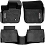 OEDRO Floor Mats Compatible with 2017-2020 Ford Fusion/ Lincoln MKZ All Models, Black TPE All-Weather Guard, Front & 2nd Seat Liner Set