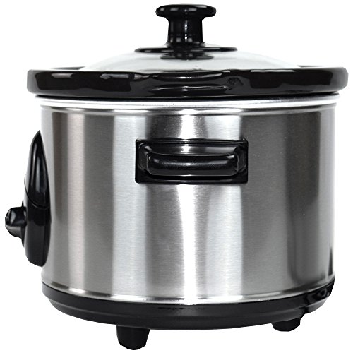 syntrox Germany 2,5 Litres Stainless Steel Slow Cooker with Keep Warm Function, Safety Glass and Removable keramikschüssel - Garer Schongarer - Image 9
