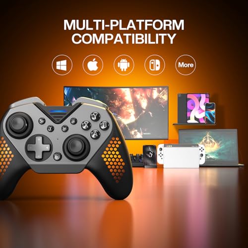 6. Bild von NYXI Flexi Wireless PC Controller - Hall Effect Sensing Joystick, Hall Analong Triggers, Interchangeable D-pad&Left Joystick, Adjustable Turbo/Vibration, Mppable Back Buttons for PC/Switch/iOS/Android
