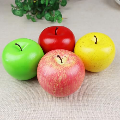 Image of Ulalaza 10PCS Fake Fruit Artificial Realistic Model Lifelike Decorative Foam Fruits & Vegetables for Hand Made Home, House Kitchen Party Decoration Desk Ornament